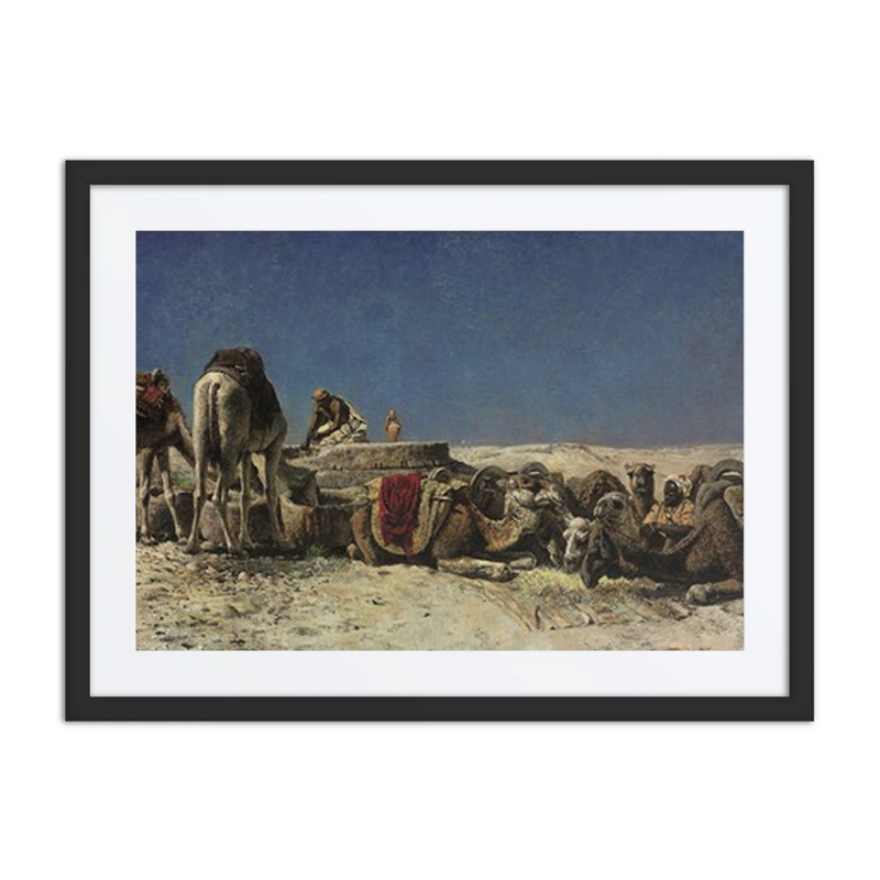 Camels Beside a Cistern