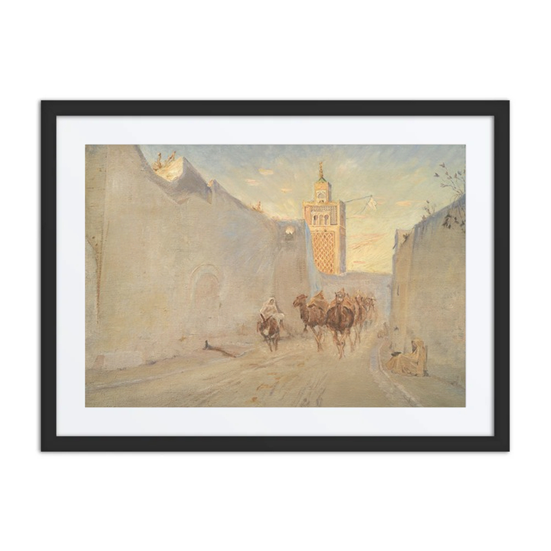 Camels in a Tunisian Street