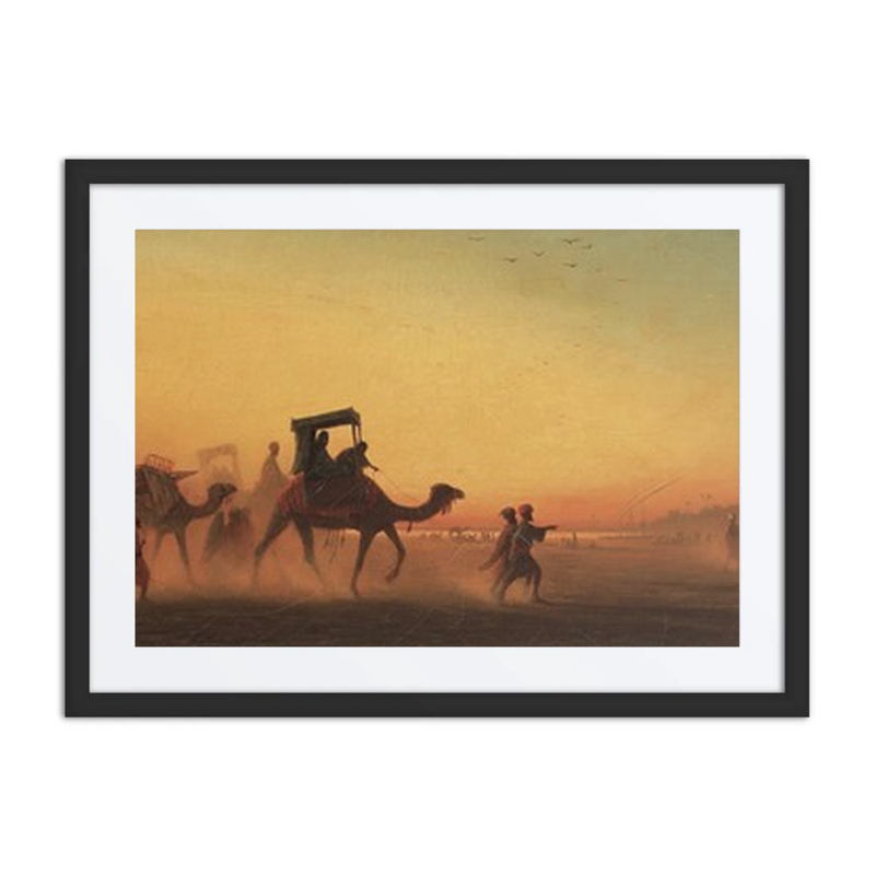 Caravan at Sunset