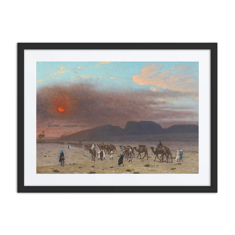 Caravan in the Desert