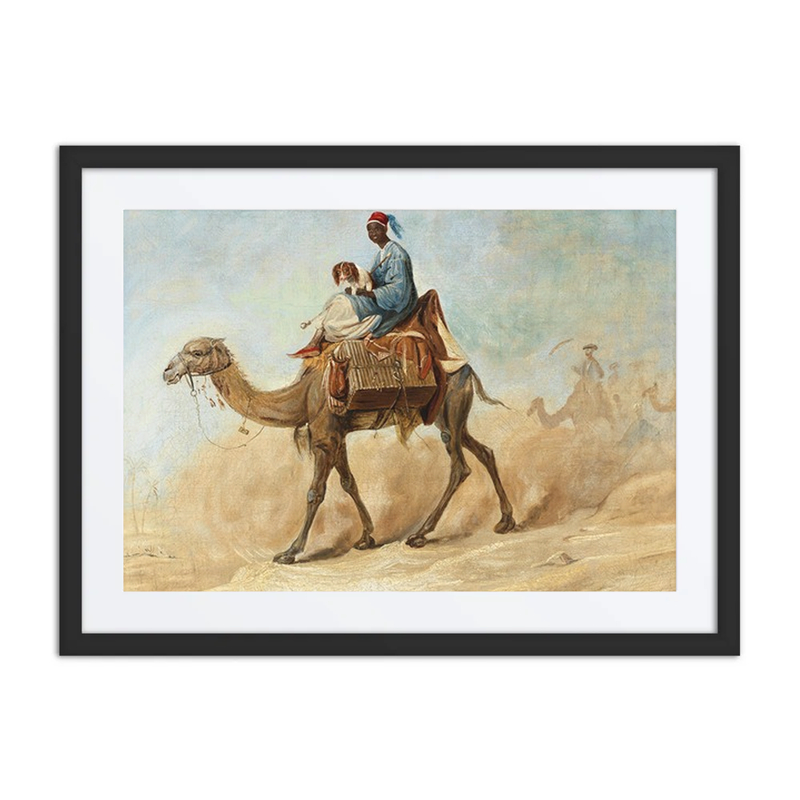 Caravan in the Negev Desert