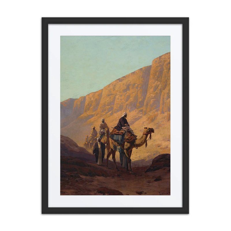 Caravan Passing Through a Wadi