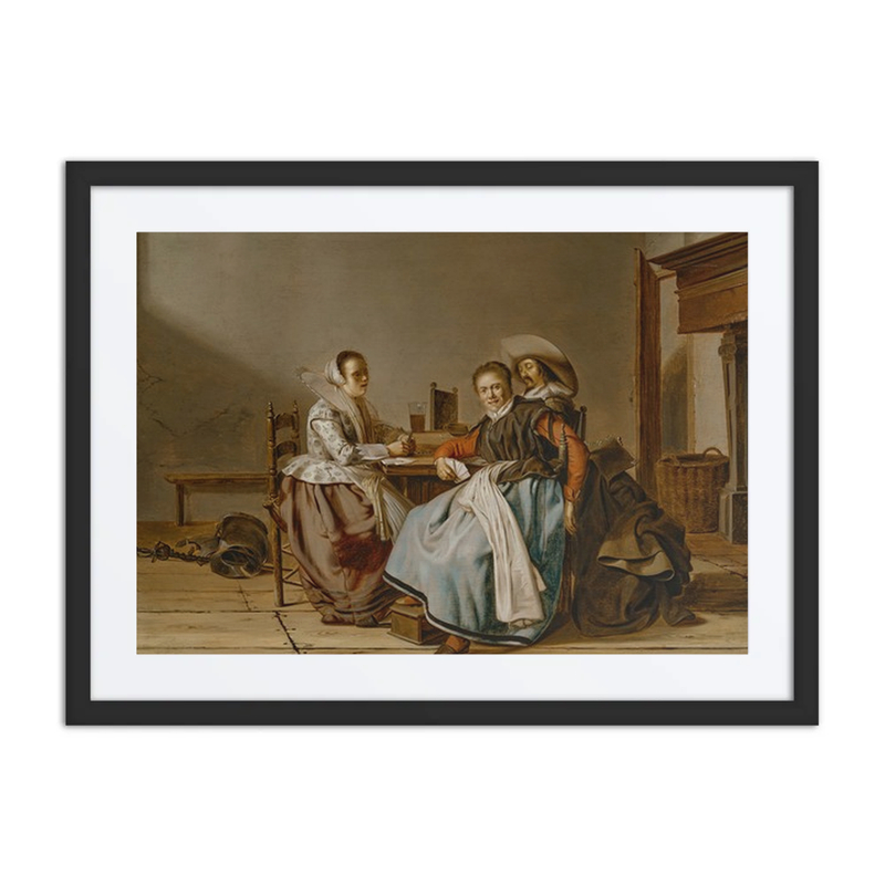 Card Players in an Interior