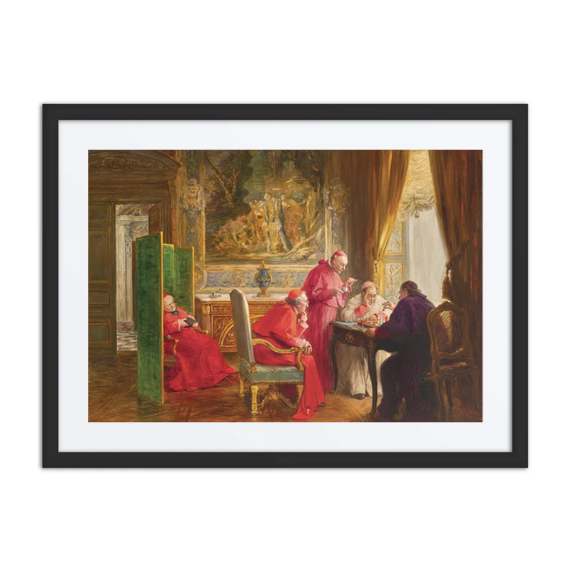 Cardinals Playing Chess