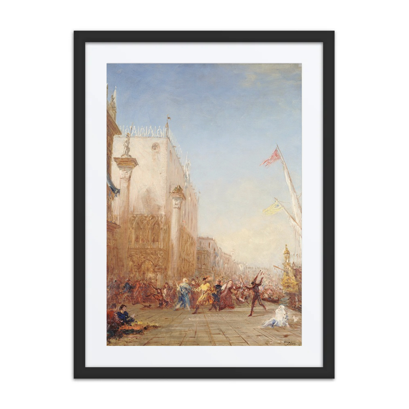 Carnaval à Venise, Quai des Esclavons