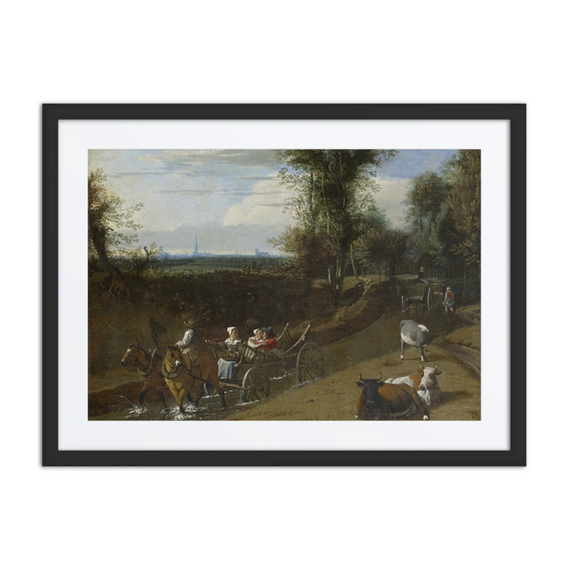 Carriage in a Riverbed