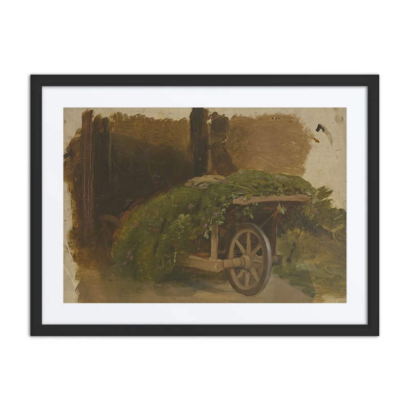 Cart Loaded with Cut Grass