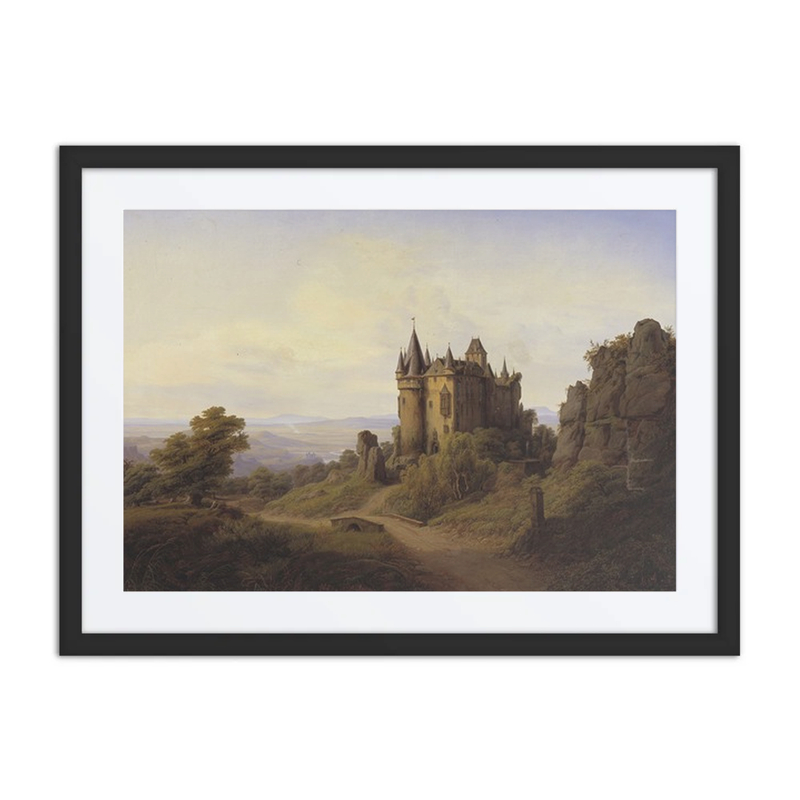 Castle Büresheim on the Eifel River