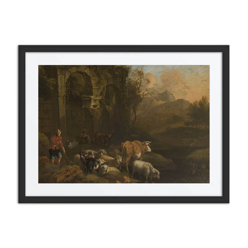 Cattle at the Watering Hole