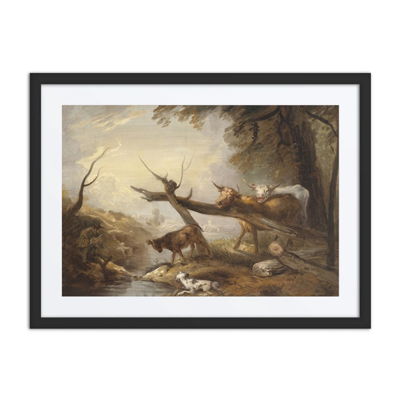 Cattle by a Stream