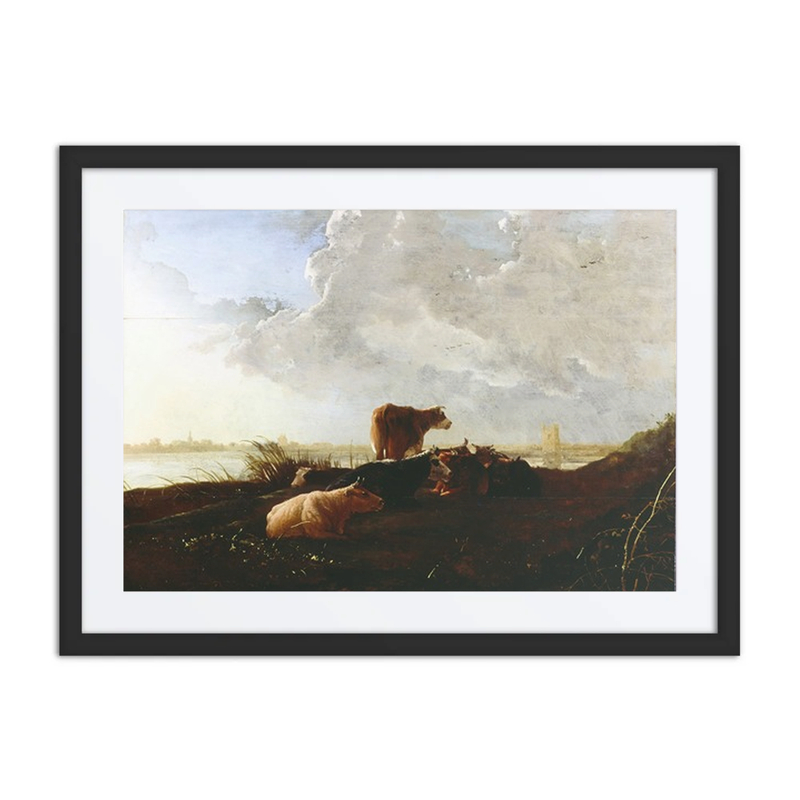 Cattle Near a River