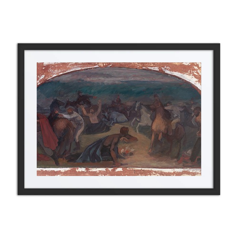 Cattle Thieves Surprised by Posse