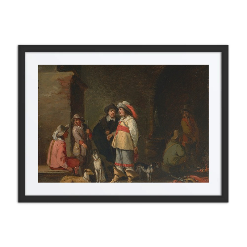 Cavaliers in a Guardroom Interior