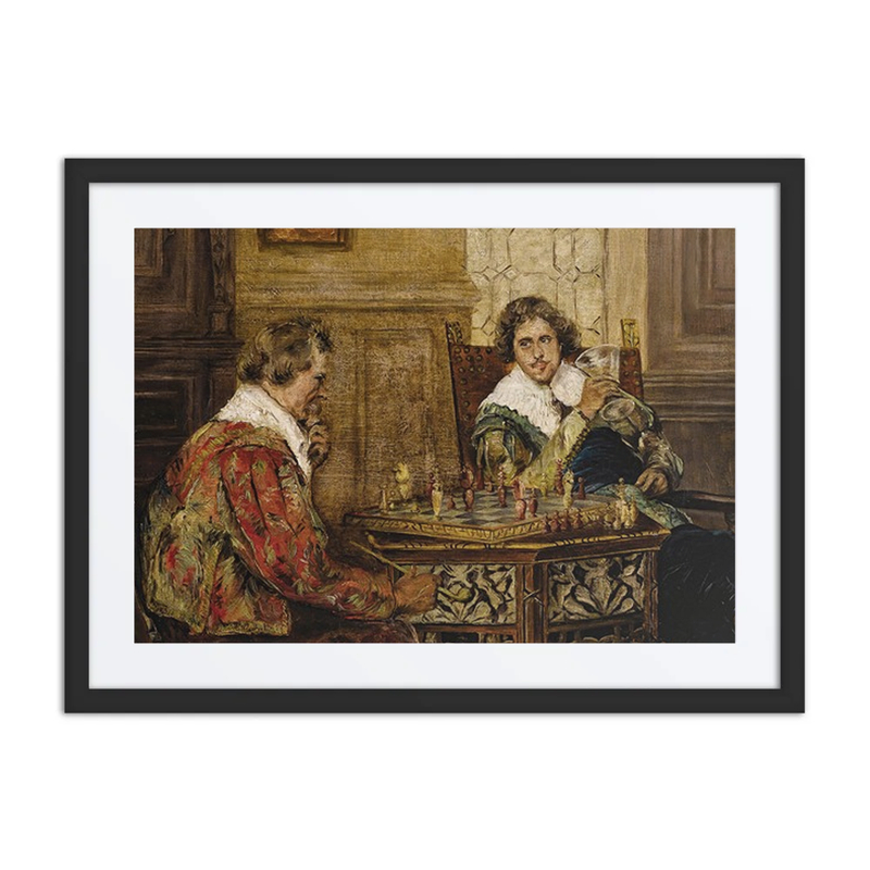 Cavaliers Playing Chess