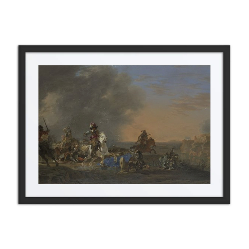 Cavalry Attack at Sunset