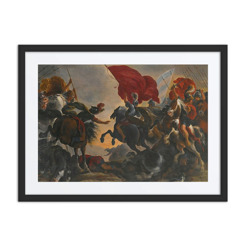 Cavalry Battle Scene