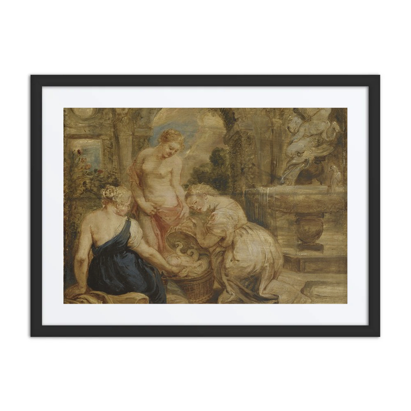 Cecrops’ Daughters Finding Erichthonius