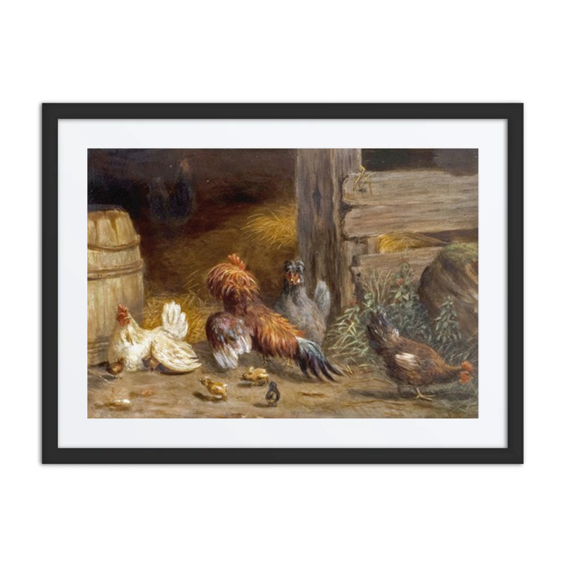 Chickens in the Barn