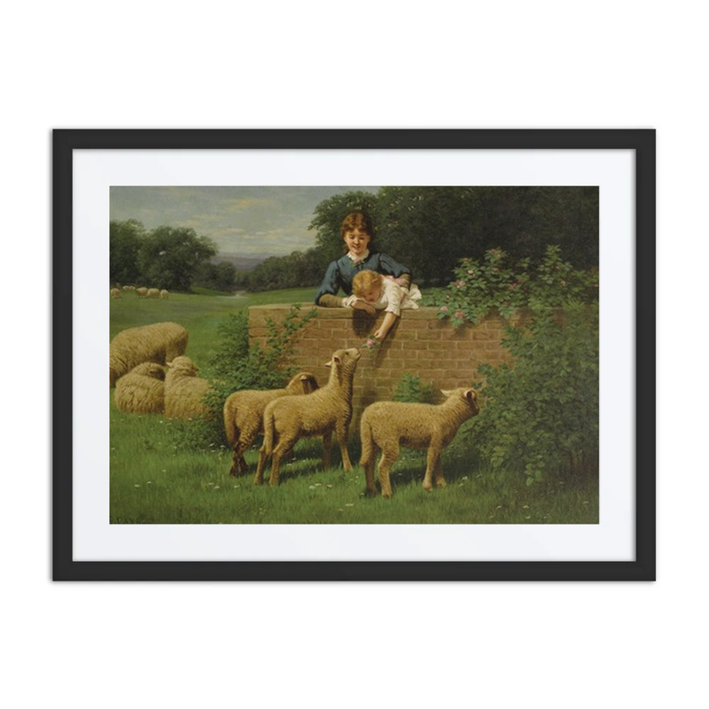 Child Feeding the Sheep