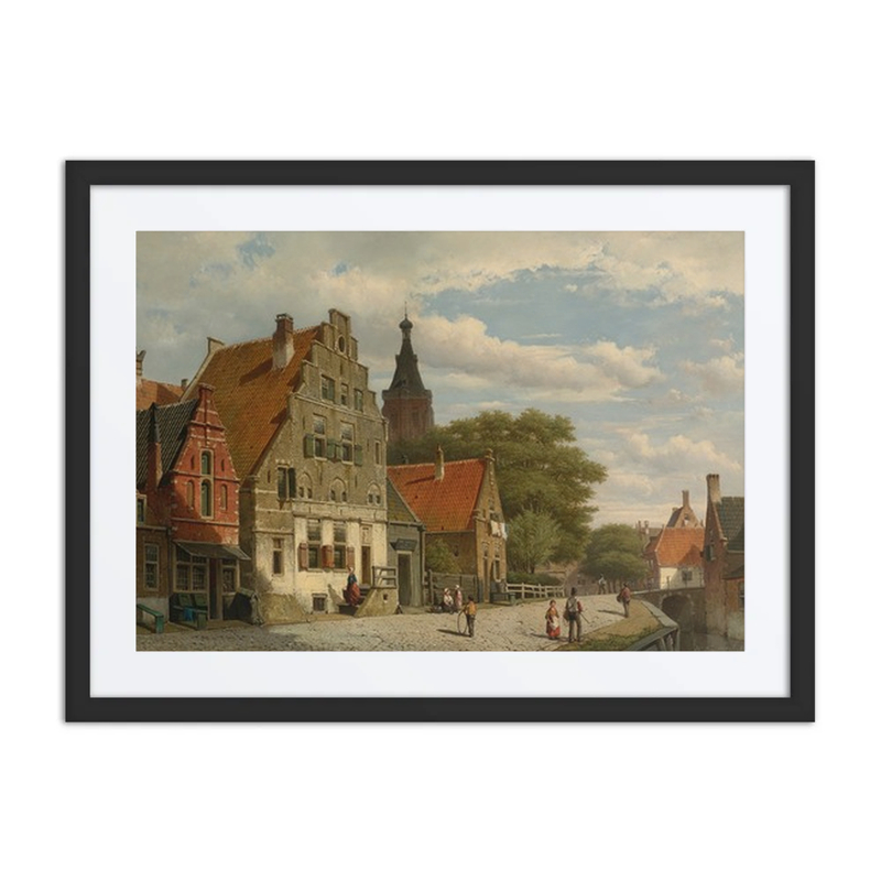 Children and Travellers Along the Canal