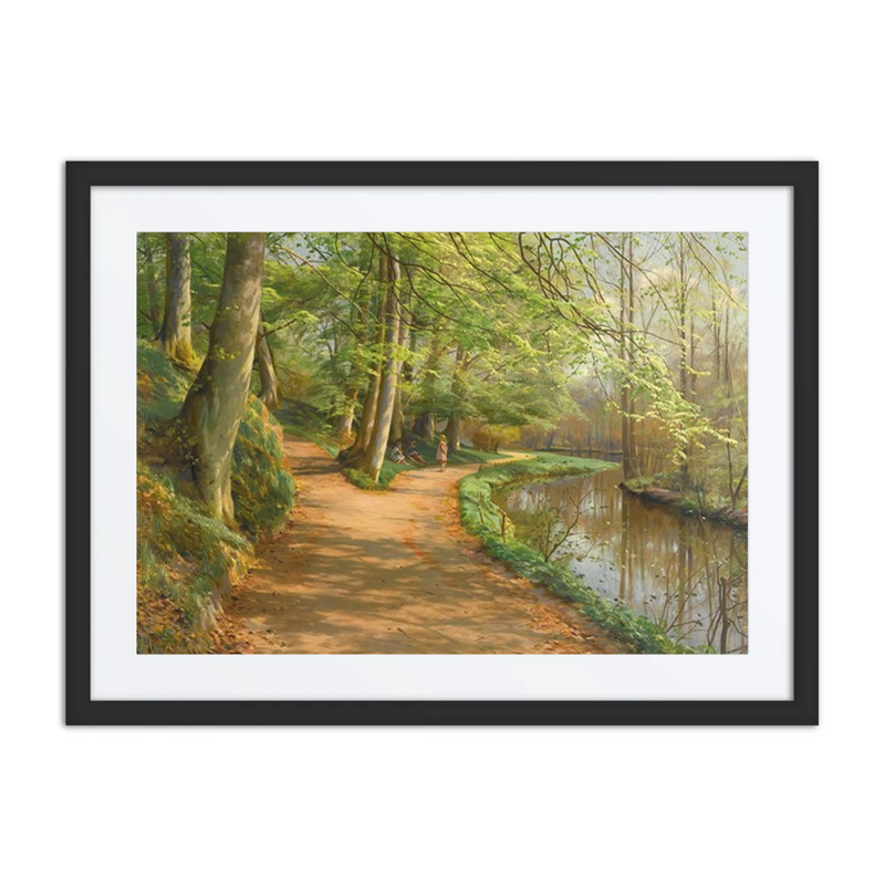 Children by a Stream