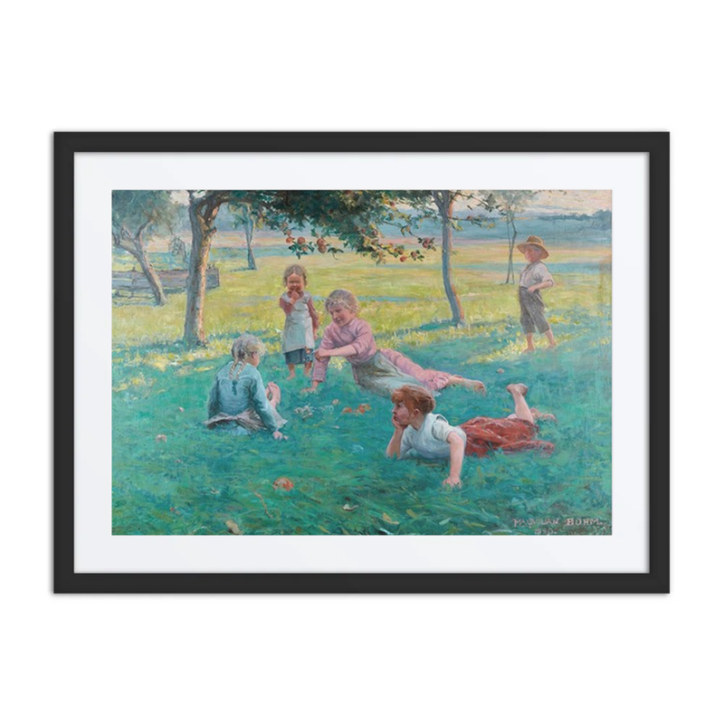 Children Laying in the Grass