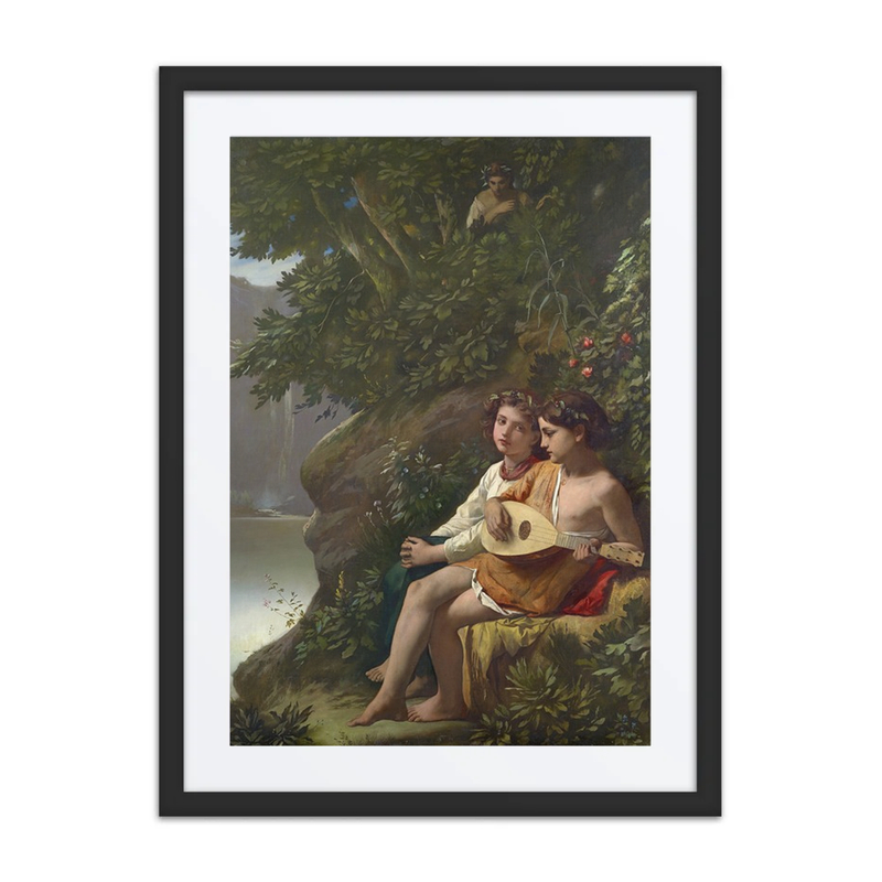 Children Making Music Overheard by a Nymph