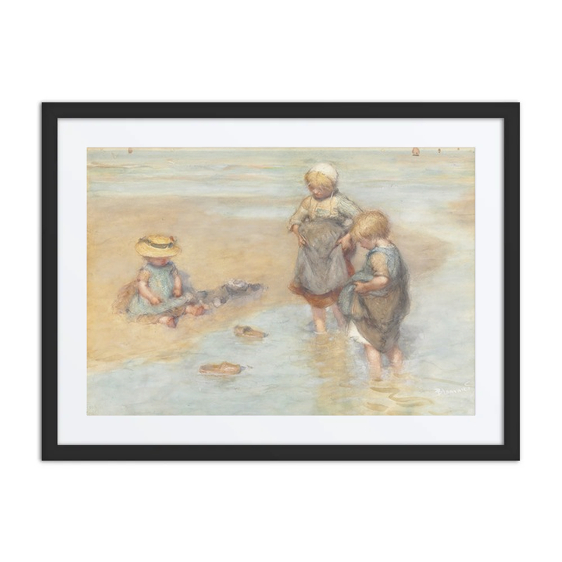 Children Playing Boats