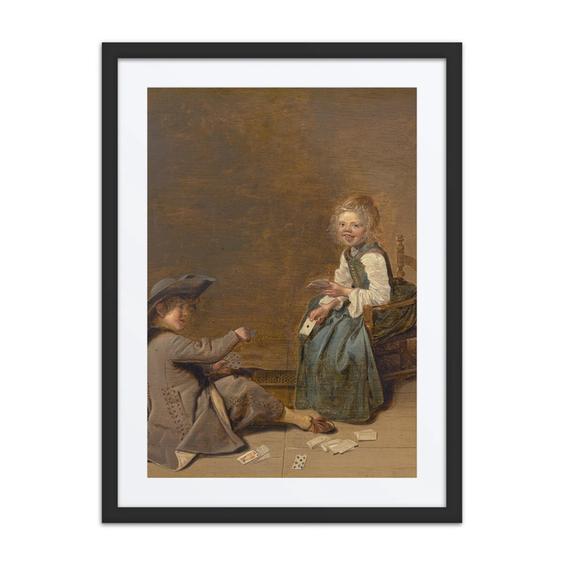 Children Playing Cards