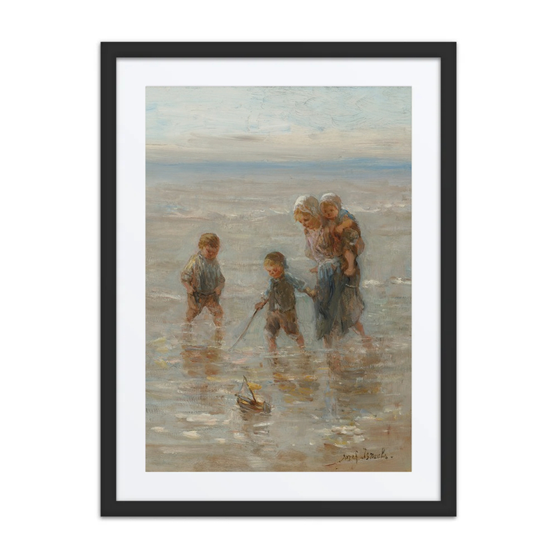 Children Playing in the Surf