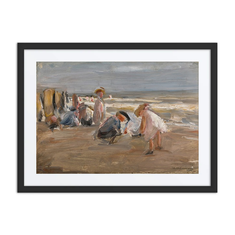 Children Playing on the Beach