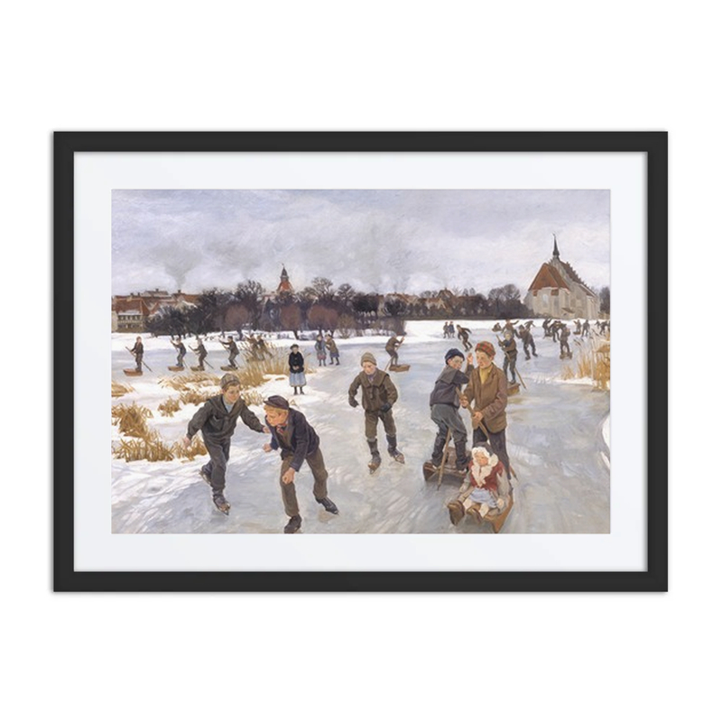 Children Skating Outside Fåborg