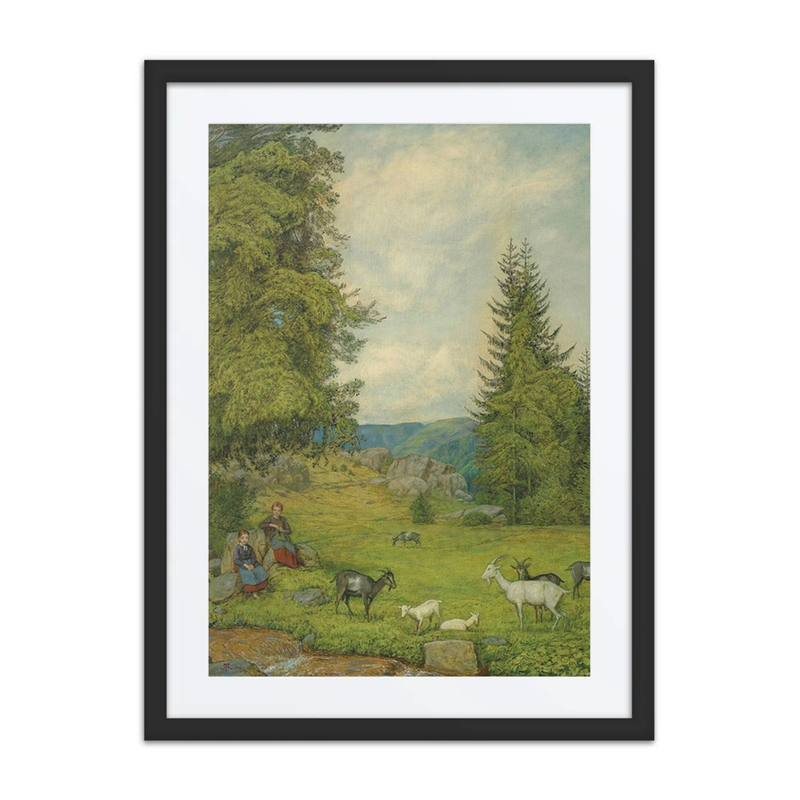 Children with Goat Herd