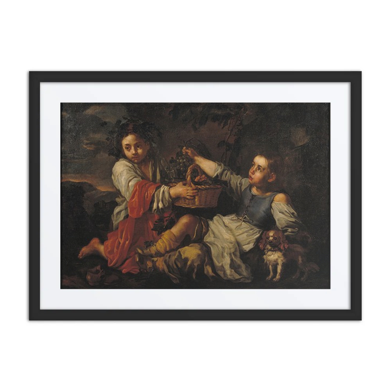 Children with Grapes