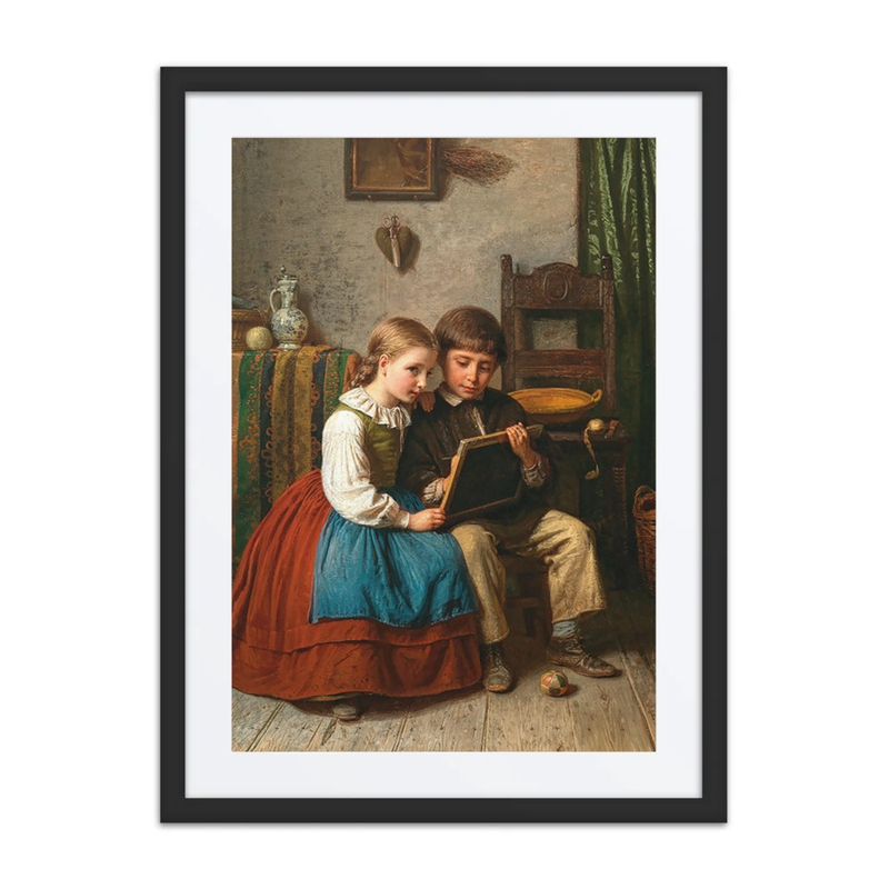 Children with Slate
