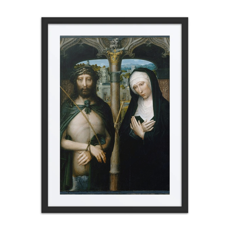 Christ Crowned with Thorns and the Mourning Virgin
