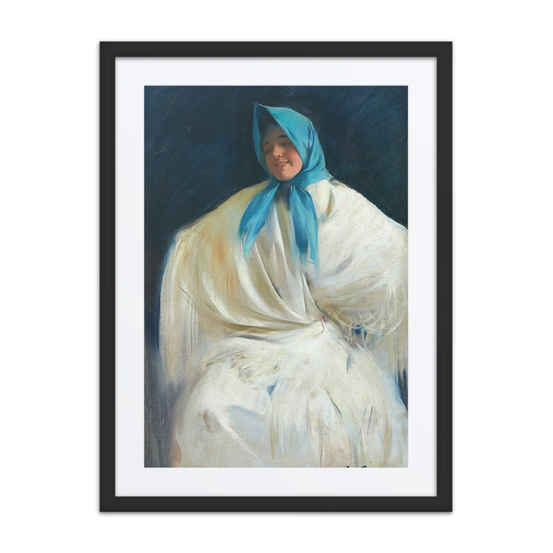 Chula Con Pañuelo Azul