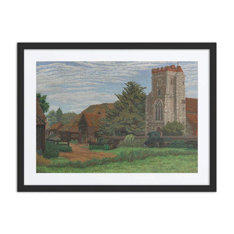 Church and Barn, Waltham St Lawrence