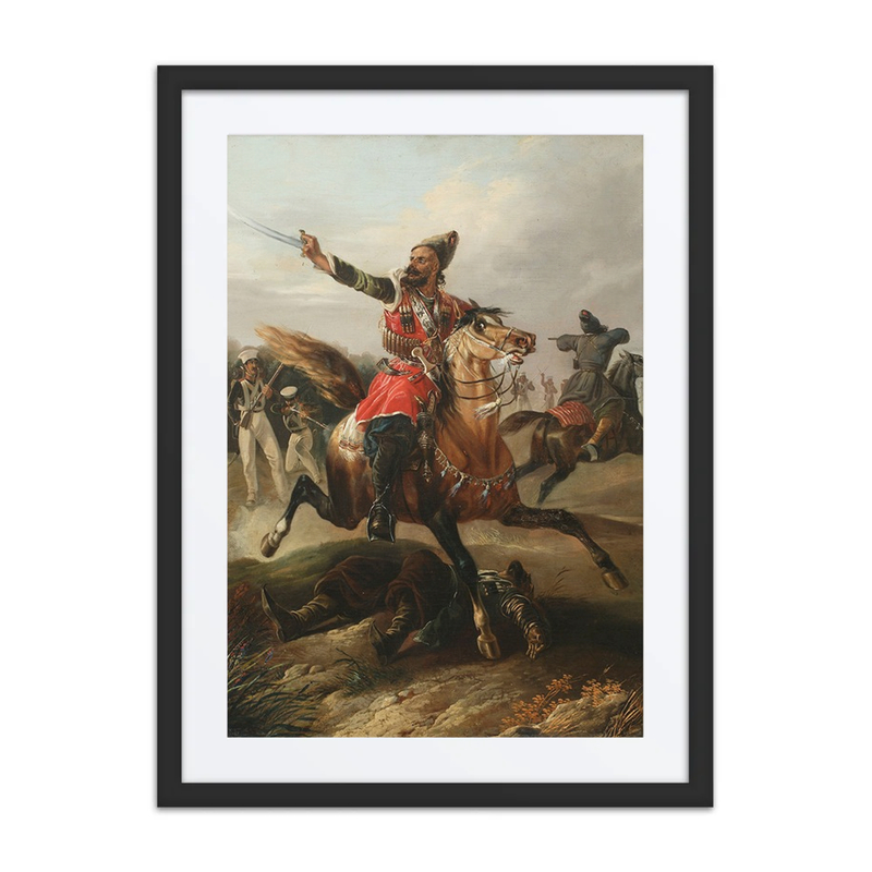 Circassian Warrior on Horseback