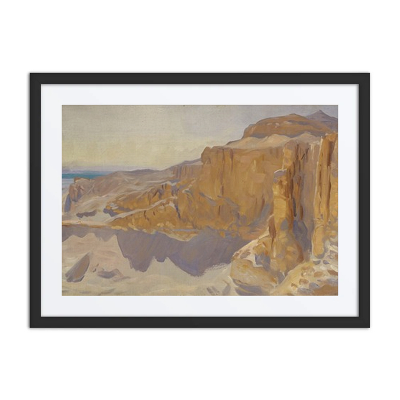 Cliffs at Deir El Bahri, Egypt