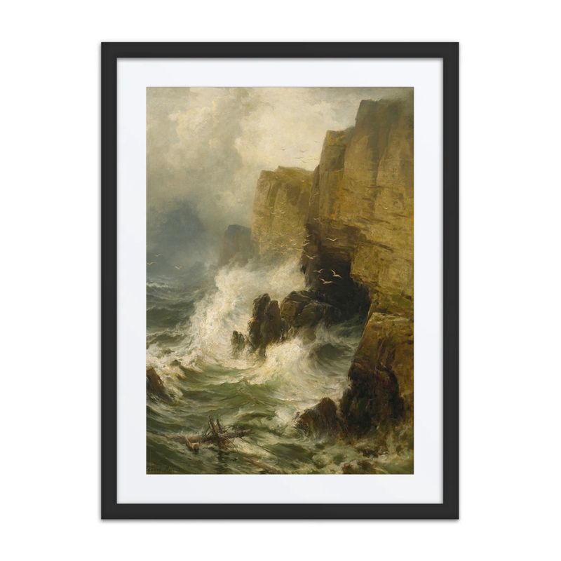 Cliffs in a Storm