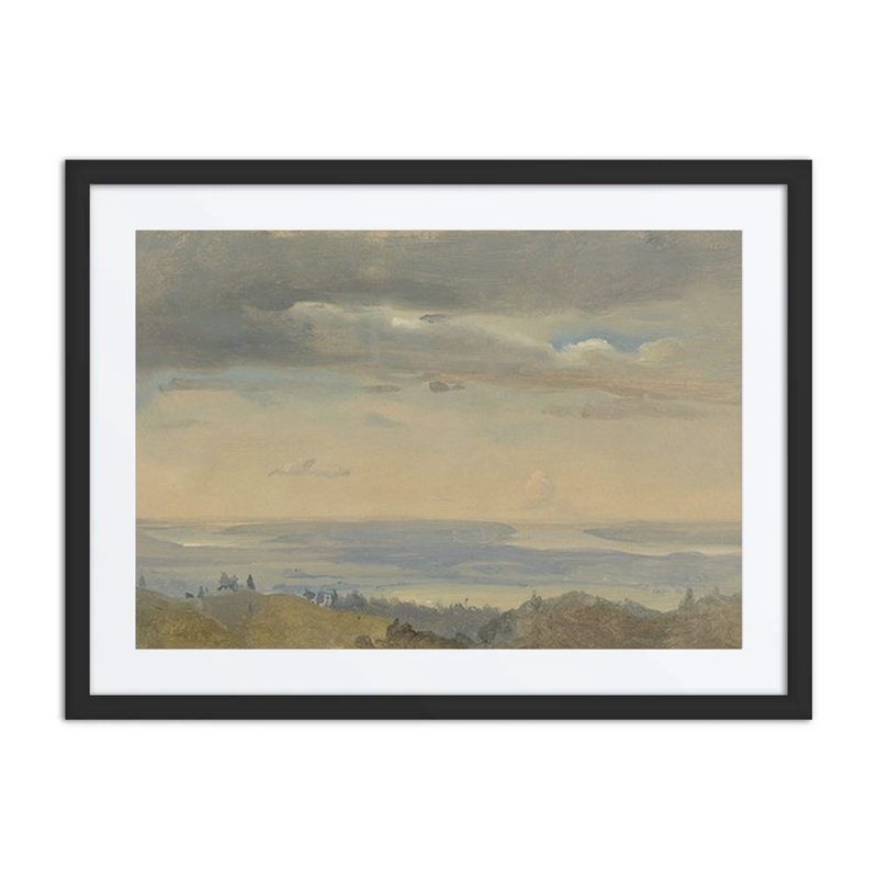 Cloud Study with River Landscape