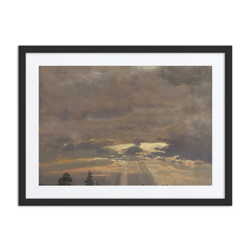 Cloud Study with Sunbeams