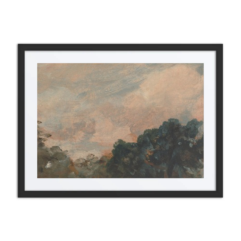 Cloud Study with Trees