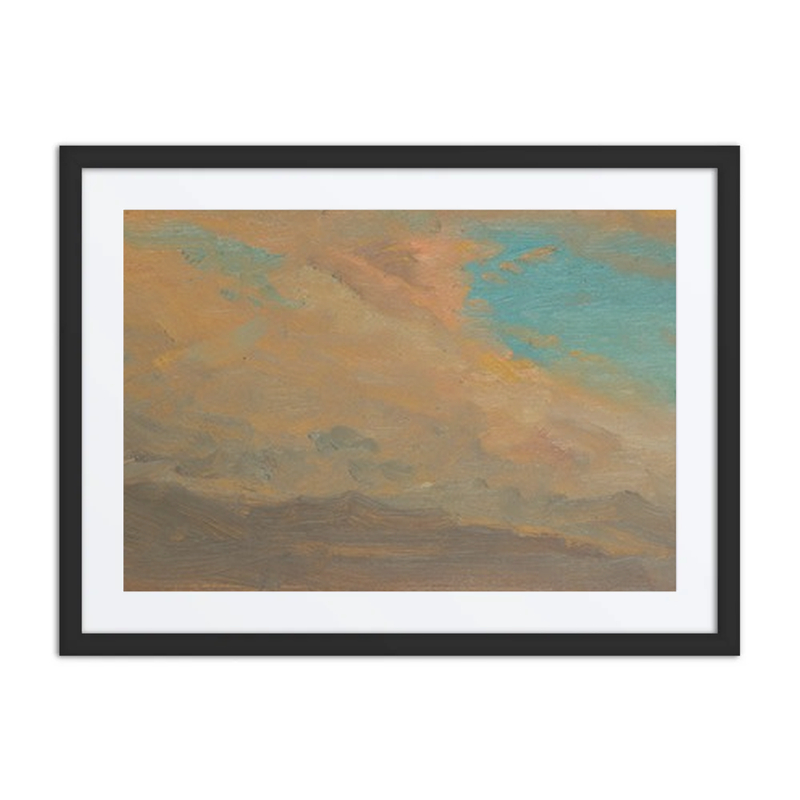 Cloudy Sky over Mountains