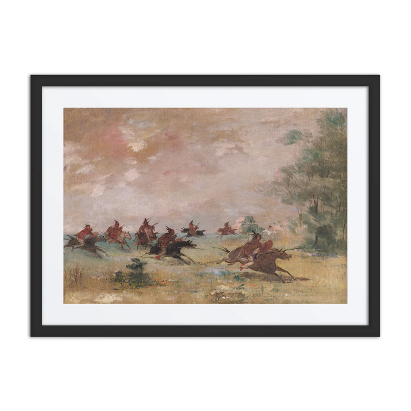 Comanche War Party on Horseback
