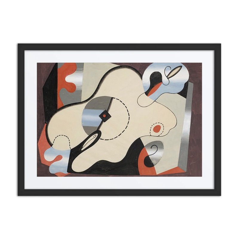 Composition Abstraite (Femme Couchée)