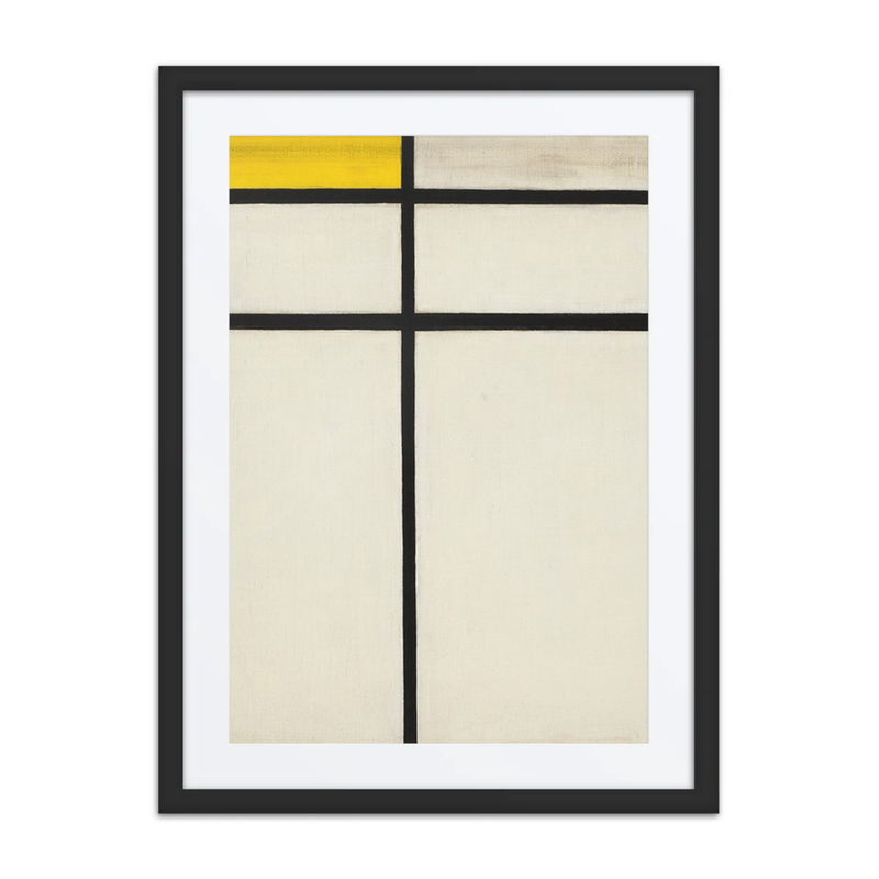 Composition with Double Line and Yellow