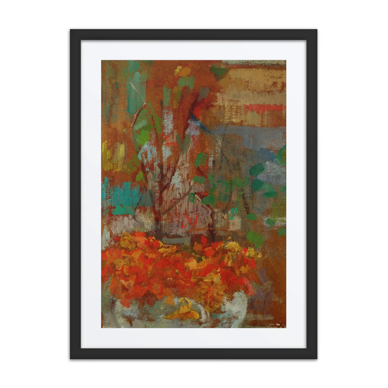Composition with Nasturtiums