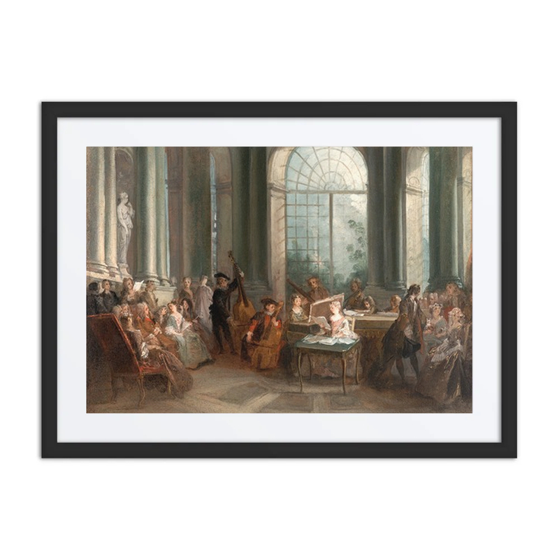 Concert in the Oval Salon of Pierre Crozat’s Chateau at Montmorency